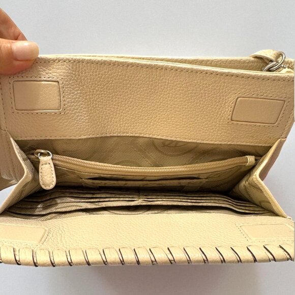 Brighton Leather Organizer Crossbody Bag – Ivory - Picture 5 of 14